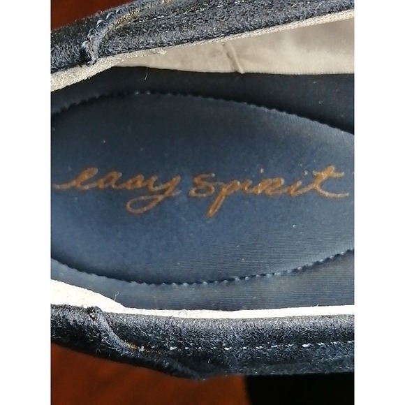 Easy Spirit Shoes Flats Womens Aubree Blue 9.5 Walking Stretch Strappy Comfort - Picture 10 of 10